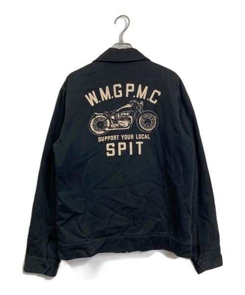 WACKO MARIA（ワコマリア）WACKO MARIA (ワコマリア) spit (スピット) 裏地レオパードジャケット ブラック サイズ:Lの古着・服飾アイテム
