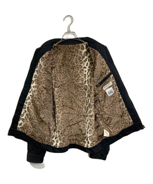 WACKO MARIA（ワコマリア）WACKO MARIA (ワコマリア) spit (スピット) 裏地レオパードジャケット ブラック サイズ:Lの古着・服飾アイテム