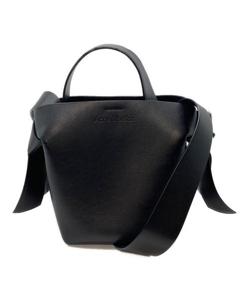 Acne studios（アクネ ストゥディオズ）Acne studios (アクネ ストゥディオズ) musubi mini ショルダーバッグ ブラック サイズ:実寸参照の古着・服飾アイテム