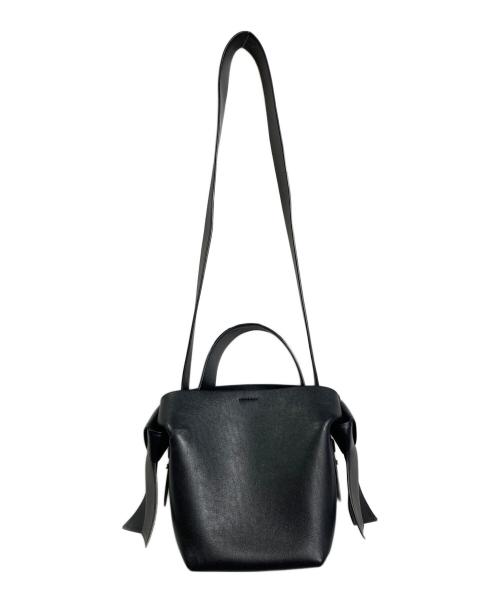 Acne studios（アクネ ストゥディオズ）Acne studios (アクネ ストゥディオズ) musubi mini ショルダーバッグ ブラック サイズ:実寸参照の古着・服飾アイテム