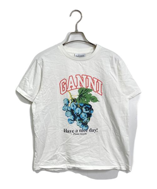 GANNI（ガニー）GANNI (ガニー) Tシャツ ホワイト サイズ:Mの古着・服飾アイテム
