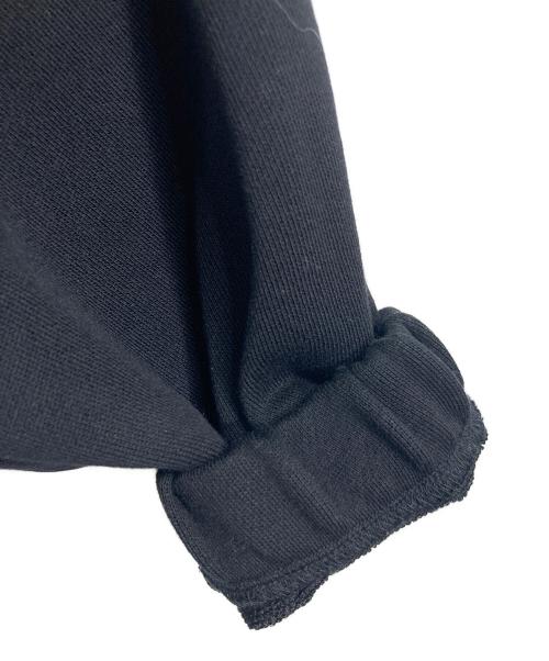 N.HOOLYWOOD（エヌ ハリウッド）N.HOOLYWOOD (エヌ ハリウッド) HALF ZIP BLOUSON ハーフジップブルゾン　スウェット　日本製 ブラック サイズ:36の古着・服飾アイテム