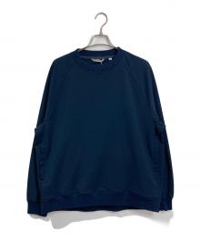 nanamica（ナナミカ）の古着「alphadry crew neck sweat」｜ネイビー