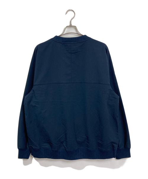 nanamica（ナナミカ）nanamica (ナナミカ) alphadry crew neck sweat ネイビー サイズ:L 未使用品の古着・服飾アイテム