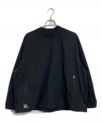 FreshServiceフレッシュサービス）の古着「SOLOTEX TAFFETA CREW NECK PULLOVER」｜ブラック