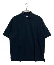MARKA（マーカ）の古着「1B POLO ORGANIC COTTON HIGH TWISTED PIQUE コットンポロシャツ　日本」｜ブラック