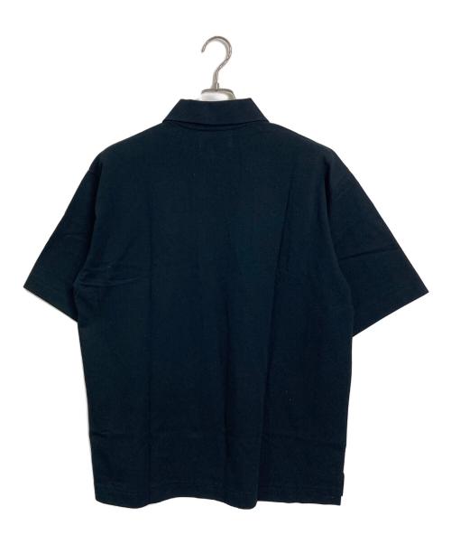 MARKA（マーカ）MARKA (マーカ) 1B POLO ORGANIC COTTON HIGH TWISTED PIQUE コットンポロシャツ　日本 ブラック サイズ:2 未使用品の古着・服飾アイテム