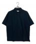 MARKA（マーカ）の古着「1B POLO ORGANIC COTTON HIGH TWISTED PIQUE コットンポロシャツ　日本」｜ブラック