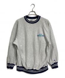 Champion（チャンピオン）の古着「【古着】90’S リバースウィーブスウェット　刺繍タグ」｜グレー