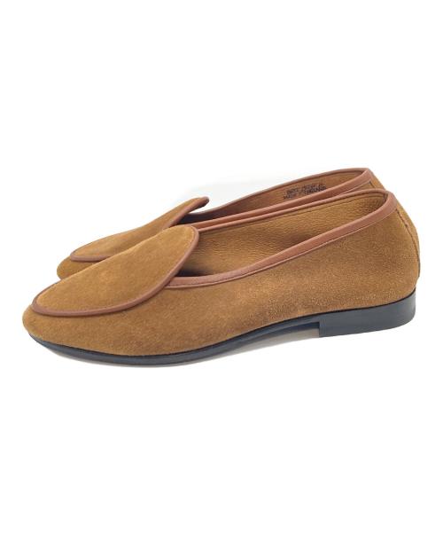 Lloyd footwear（ロイドフットウェア）Lloyd Footwear (ロイドフットウェア) スウェードスリッポン　レザーシューズ ブラウン サイズ:4の古着・服飾アイテム