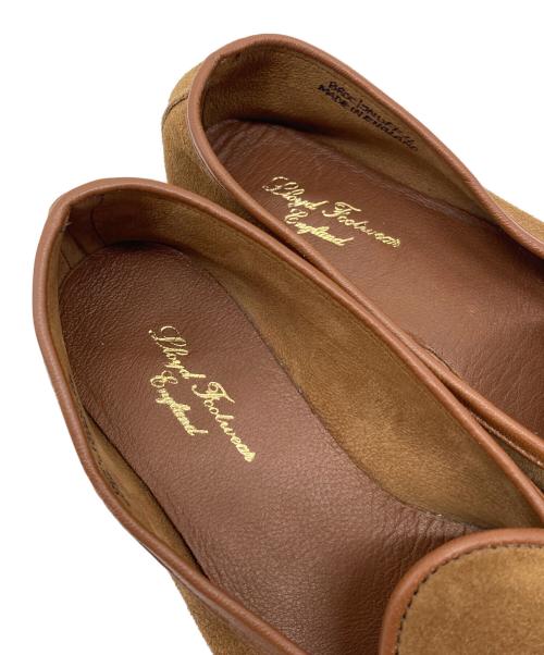 Lloyd footwear（ロイドフットウェア）Lloyd Footwear (ロイドフットウェア) スウェードスリッポン　レザーシューズ ブラウン サイズ:4の古着・服飾アイテム