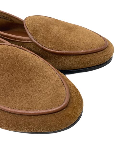Lloyd footwear（ロイドフットウェア）Lloyd Footwear (ロイドフットウェア) スウェードスリッポン　レザーシューズ ブラウン サイズ:4の古着・服飾アイテム