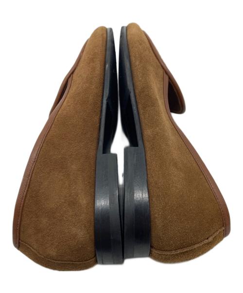 Lloyd footwear（ロイドフットウェア）Lloyd Footwear (ロイドフットウェア) スウェードスリッポン　レザーシューズ ブラウン サイズ:4の古着・服飾アイテム