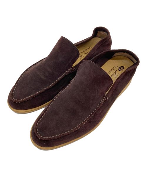 LORO PIANA（ロロピアーナ）LORO PIANA (ロロピアーナ) スウェードシューズ　フラットシューズ　イタリア製 ブラウン サイズ:38の古着・服飾アイテム