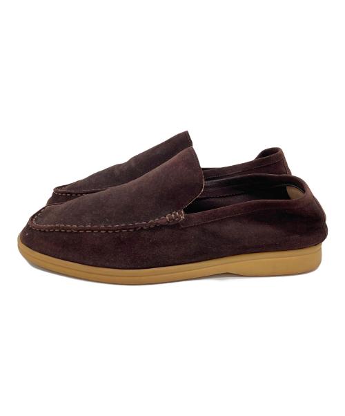 LORO PIANA（ロロピアーナ）LORO PIANA (ロロピアーナ) スウェードシューズ　フラットシューズ　イタリア製 ブラウン サイズ:38の古着・服飾アイテム