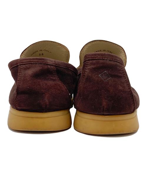 LORO PIANA（ロロピアーナ）LORO PIANA (ロロピアーナ) スウェードシューズ　フラットシューズ　イタリア製 ブラウン サイズ:38の古着・服飾アイテム
