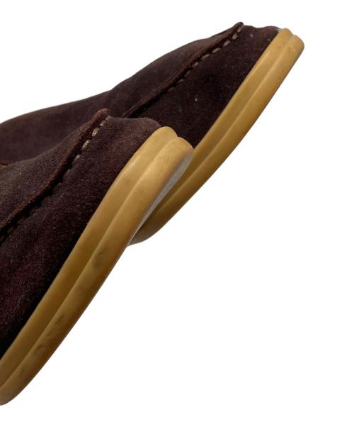 LORO PIANA（ロロピアーナ）LORO PIANA (ロロピアーナ) スウェードシューズ　フラットシューズ　イタリア製 ブラウン サイズ:38の古着・服飾アイテム