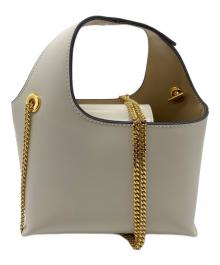 tov（トーヴ）の古着「bridge pochette 　ハンドバッグ　ショルダーバッグ」｜アイボリー