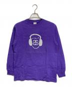 stussyステューシー）の古着「【古着】USA製カットソー　」｜パープル