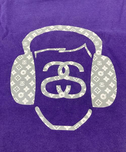 stussy（ステューシー）stussy (ステューシー) 【古着】USA製カットソー　 パープル サイズ:Mの古着・服飾アイテム