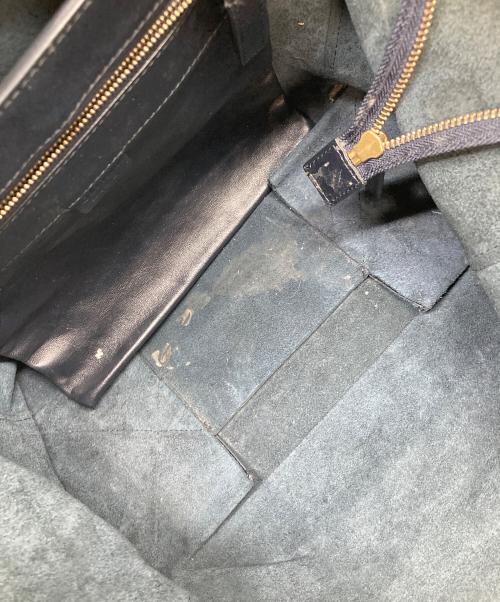CELINE（セリーヌ）CELINE (セリーヌ) ホリゾンタル カバ トートバッグ　イタリア製　旧タグ ブラック サイズ:実寸参照　の古着・服飾アイテム