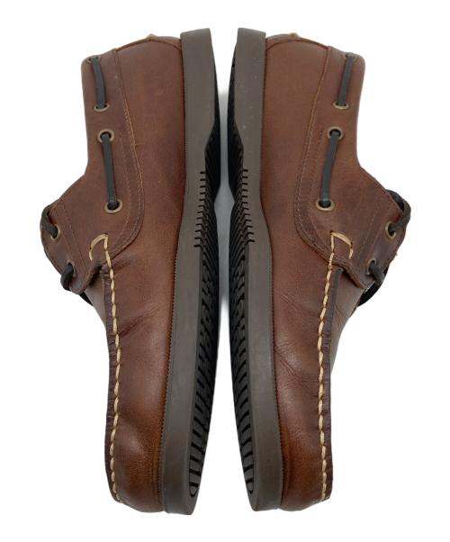 PARABOOT（パラブーツ）PARABOOT (パラブーツ) BARTH デッキシューズ ブラウン サイズ:7.5の古着・服飾アイテム