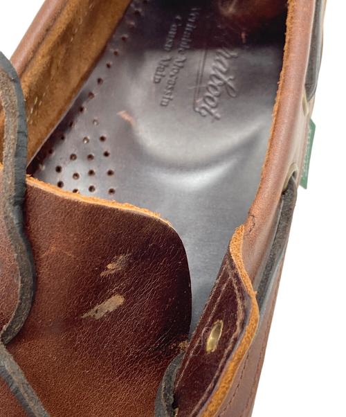 PARABOOT（パラブーツ）PARABOOT (パラブーツ) BARTH デッキシューズ ブラウン サイズ:7.5の古着・服飾アイテム