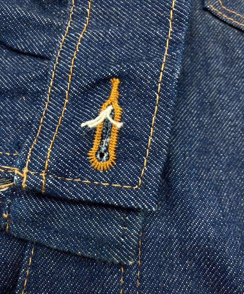 PRSN BLU（プリズンブルース）PRSN BLU (プリズンブルース) USA製リジッドデニムジャケット インディゴ サイズ:1の古着・服飾アイテム