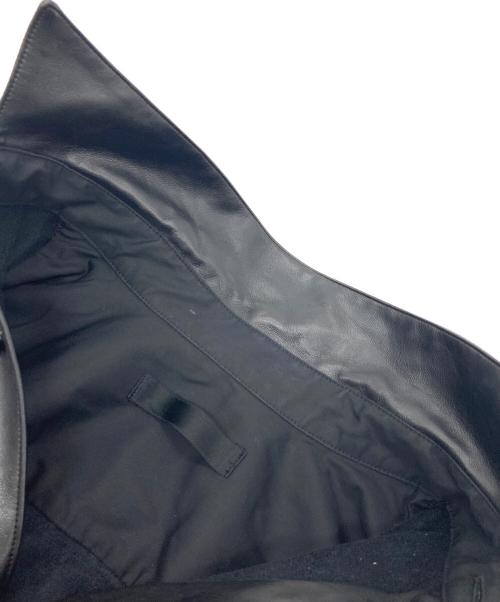 th products（ティーエイチプロダクツ）th products (ティーエイチプロダクツ) Synthetic Leather Orversized Shirts レザーシャツ ブラック サイズ:1の古着・服飾アイテム