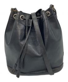 Burberry's（バーバリー）の古着「ショルダーバッグ　レザーバッグ」｜ブラック