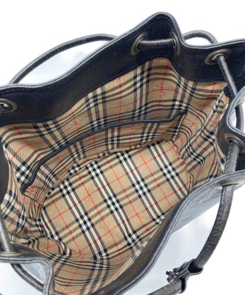 Burberry's（バーバリー）Burberry's (バーバリー) ショルダーバッグ　レザーバッグ ブラック サイズ:実寸参照の古着・服飾アイテム