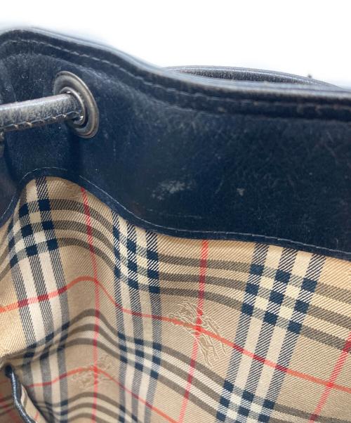Burberry's（バーバリー）Burberry's (バーバリー) ショルダーバッグ　レザーバッグ ブラック サイズ:実寸参照の古着・服飾アイテム