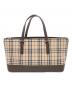 BURBERRY（バーバリー）の古着「ノバチェックハンドバッグ」｜ベージュ