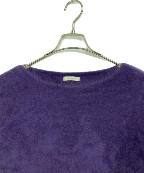 Plage（プラージュ）Plage (プラージュ) Fur Vネック ニットプルオーバー2 パープル サイズ:実寸参照の古着・服飾アイテム