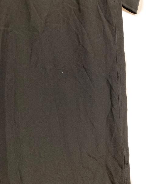 POLO RALPH LAUREN（ポロ・ラルフローレン）POLO RALPH LAUREN (ポロ・ラルフローレン) シルクシャツワンピース　ロングワンピース　マキシワンピース ブラック サイズ:2の古着・服飾アイテム