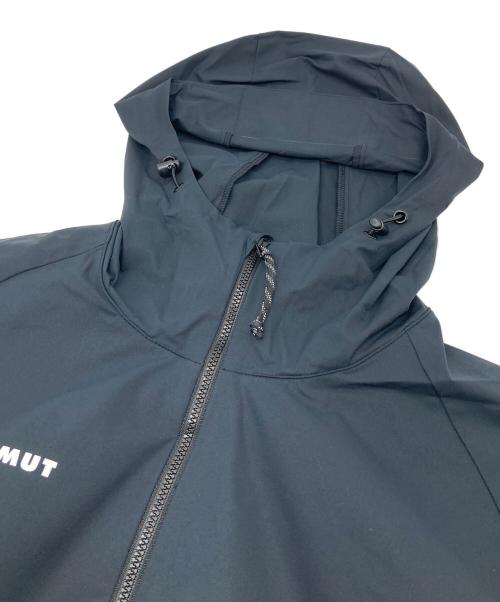 MAMMUT（マムート）MAMMUT (マムート) GRANITE SO Hooded Jacket/グラナイト ソフトシェル フーデッド ジャケット ブラック サイズ:Mの古着・服飾アイテム