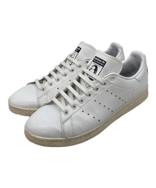 adidas（アディダス）adidas (アディダス) STELLA McCARTNEY (ステラマッカートニー) ローカットスニーカー　スタンスミス ホワイト×ブラック サイズ:US10の古着・服飾アイテム