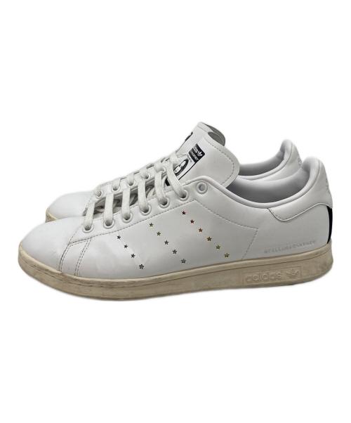 adidas（アディダス）adidas (アディダス) STELLA McCARTNEY (ステラマッカートニー) ローカットスニーカー　スタンスミス ホワイト×ブラック サイズ:US10の古着・服飾アイテム