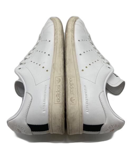 adidas（アディダス）adidas (アディダス) STELLA McCARTNEY (ステラマッカートニー) ローカットスニーカー　スタンスミス ホワイト×ブラック サイズ:US10の古着・服飾アイテム