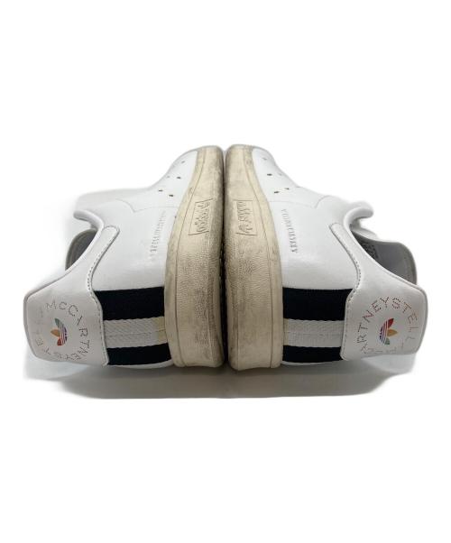 adidas（アディダス）adidas (アディダス) STELLA McCARTNEY (ステラマッカートニー) ローカットスニーカー　スタンスミス ホワイト×ブラック サイズ:US10の古着・服飾アイテム