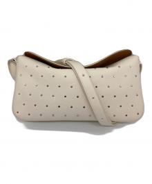 &MyuQ（アンドミューク）の古着「UPIS STUDS ショルダーバッグ」｜ベージュ