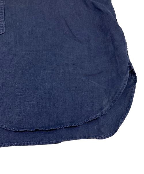 NIGEL CABOURN（ナイジェルケーボン）NIGEL CABOURN (ナイジェルケーボン) リネンシャツ ネイビー サイズ:50の古着・服飾アイテム