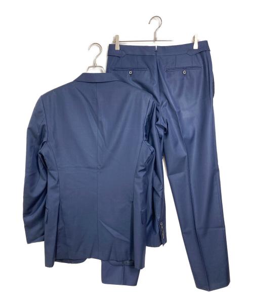 TOM FORD（トムフォード）TOM FORD (トムフォード) Sharkskin Wool Fit Y Suit　シャークスキンウールフィットワイスーツ　パンツスーツ　ビジネス　イタリア製 ネイビー サイズ:7−48Rの古着・服飾アイテム