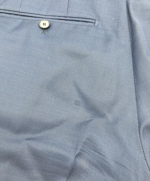 TOM FORD（トムフォード）TOM FORD (トムフォード) Sharkskin Wool Fit Y Suit　シャークスキンウールフィットワイスーツ　パンツスーツ　ビジネス　イタリア製 ネイビー サイズ:7−48Rの古着・服飾アイテム