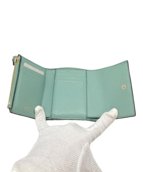 JIMMY CHOO（ジミーチュウ）JIMMY CHOO (ジミーチュウ) MARINDA AYO 3つ折り財布 ベージュ サイズ:実寸参照の古着・服飾アイテム