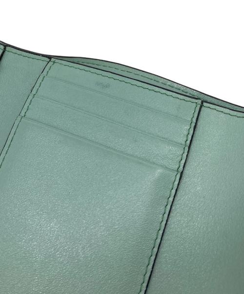 JIMMY CHOO（ジミーチュウ）JIMMY CHOO (ジミーチュウ) MARINDA AYO 3つ折り財布 ベージュ サイズ:実寸参照の古着・服飾アイテム