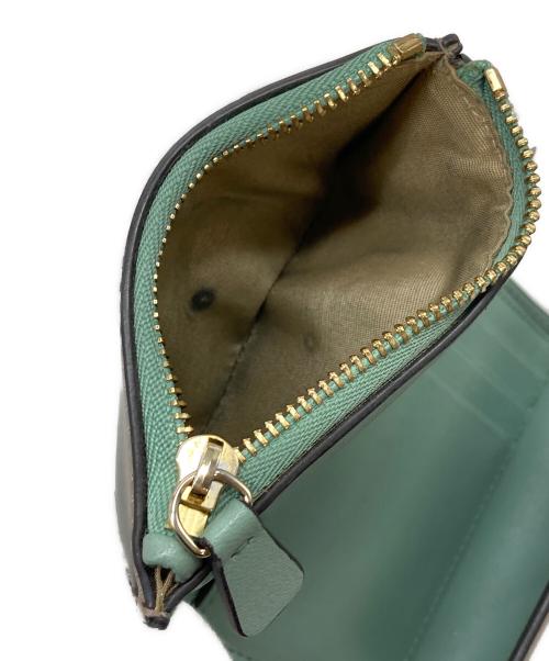 JIMMY CHOO（ジミーチュウ）JIMMY CHOO (ジミーチュウ) MARINDA AYO 3つ折り財布 ベージュ サイズ:実寸参照の古着・服飾アイテム
