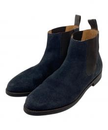 Crockett & Jones（クロケット＆ジョーンズ）の古着「サイドゴアブーツ　レザーブーツ」｜グレー