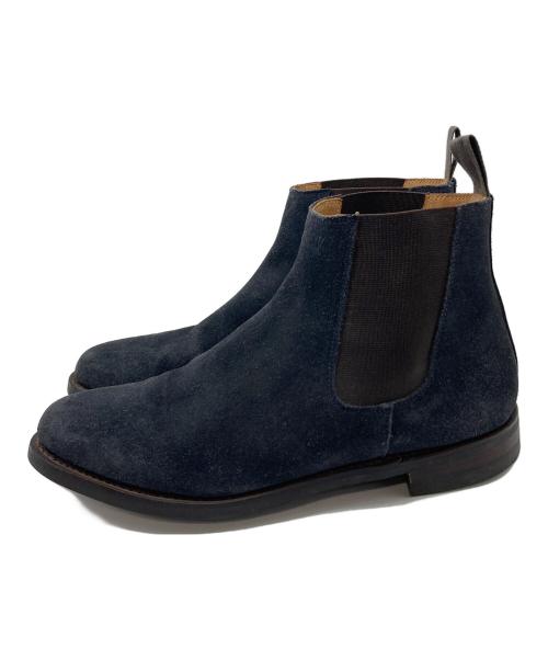 Crockett & Jones（クロケット＆ジョーンズ）Crockett & Jones (クロケット＆ジョーンズ) サイドゴアブーツ　レザーブーツ グレー サイズ:2 3/4の古着・服飾アイテム