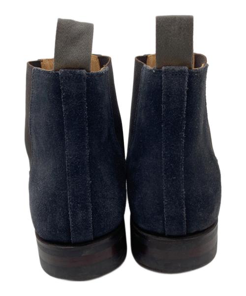 Crockett & Jones（クロケット＆ジョーンズ）Crockett & Jones (クロケット＆ジョーンズ) サイドゴアブーツ　レザーブーツ グレー サイズ:2 3/4の古着・服飾アイテム